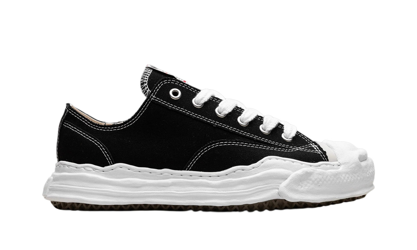 MAISON MIHARA YASUHIRO Hank OG Sole Canvas Low "Black / White" (A05FW702-BLK)
