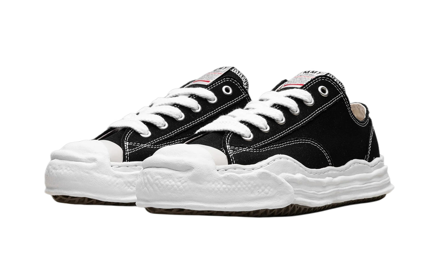 MAISON MIHARA YASUHIRO Hank OG Sole Canvas Low "Black / White" (A05FW702-BLK)