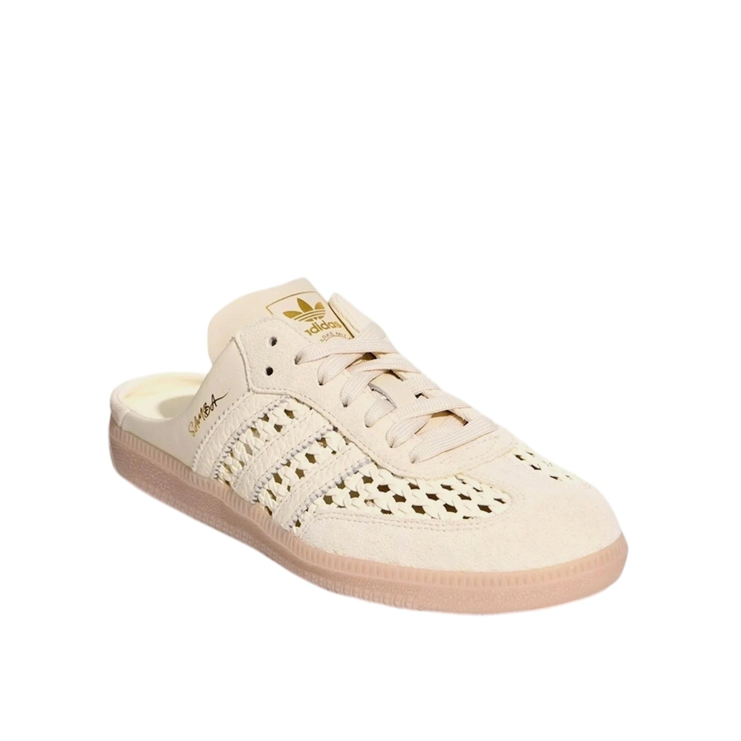 Adidas Samba Mule Woven "Crew White" (KH7719)